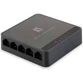 LevelOne 5-Port-Fast Ethernet-Switch, Unmanaged, Fast Ethernet (10/100), Vollduplex