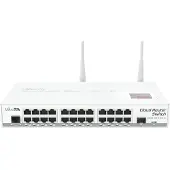 Mikrotik CRS125-24G-1S-2HnD-IN, Switch, 24x RJ45 1000Mb/s, 1x SFP, 1x USB, 2.4GHz WiFi