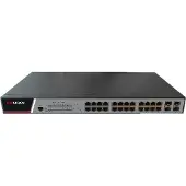 Hikvision Pro Series DS-3E2528P(B) - Switch - managed - 24 x 10/100/1000 (PoE+) + 4 x Combo Gigabit SFP/RJ-45 - an Rack montierbar - PoE+ (370 W)