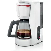 Bosch TKA2M111, Filterkaffeemaschine, 1,25 l, Gemahlener Kaffee, Weiß