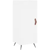 vidaXL Sideboard Weiß 34,5x34x90 cm Holzwerkstoff