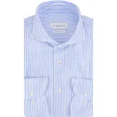 Profuomo Hemd Japanese Knitted Blau Streifen