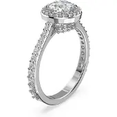 Swarovski Constella Cocktail Round Pavé Ring Silber