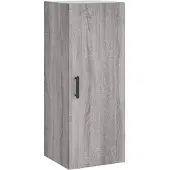 vidaXL Wandschrank Grau Sonoma 34,5x34x90 cm