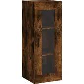 vidaXL Wandschrank Räuchereiche 34,5x34x90 cm