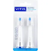 Vitis sonic Ersatzkopfbürsten medium 2 St Zahnbürste