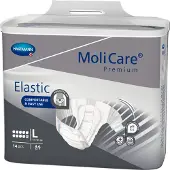 Molicare Premium Elastic Slip 10 Tropfen Gr.L 14 St Einweghosen