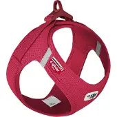 Curli Air-Mesh, Hund, Weste, 3XS, Rot, Polyester, Chihuahua, Dackel, Jack Russell Terrier, Spitz, Pudel, Französische Bulldogge, Yorkshire Terrier