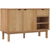 vidaXL Sideboard OTTA 114x43x73,5 cm Massivholz Kiefer