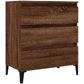 vidaXL Sideboard Braun Eichen-Optik 60x35x70 cm Holzwerkstoff