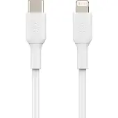 Belkin CAA003BT1MWH, 1 m, Lightning, USB C, Stecker, Stecker, Weiß