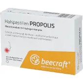 Roha Arzneimittel GmbH Beecraft Halspastillen Propolis schützt und beruhigt die Mund- und Rachenschleimhaut, 30 St. Pastillen