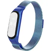 Cover-Discount Xiaomi Mi Band 5 - Milanese Edelstahl Armband blau