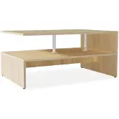 vidaXL Couchtisch Holzwerkstoff 90x59x42 cm Eiche