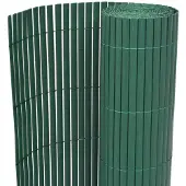 vidaXL Gartenzaun Doppelseitig PVC 90x300 cm Grün
