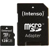 Intenso 128 GB microSDXC Speicherkarte UHS-I Premium inkl. SD-Adapter