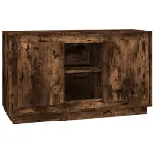 vidaXL Sideboard Räuchereiche 102x35x60 cm Holzwerkstoff
