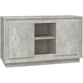 vidaXL Sideboard Betongrau 102x35x60 cm Holzwerkstoff