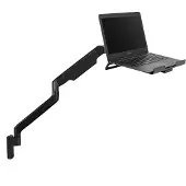 Humanscale M2.1 Laptop Wandhalterung mit Schwenkarm schräg, schwarz