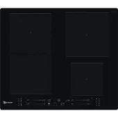 Bauknecht BS 8460F NE, Schwarz, Integriert, 59 cm, Zonen-Induktionskochfeld, 4 Zone(n), 4 Zone(n)