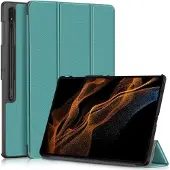 Cover-Discount Galaxy Tab S9 Ultra - Tri-fold Smart Case türkis