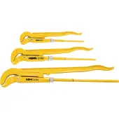 Rems CATCH pipe wrench set S 1, 1 1/2 and 2 3 pcs.