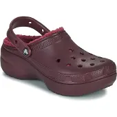 Crocs Woman Classic Platform Lined Clog weinrot EUR 41-42 (W10)