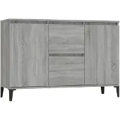 vidaXL Sideboard Grau Sonoma 102x35x70 cm Holzwerkstoff