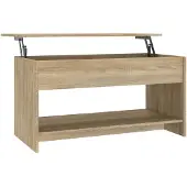 vidaXL Couchtisch Sonoma-Eiche 102x50x52,5 cm Holzwerkstoff