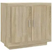 vidaXL Sideboard Sonoma-Eiche 80x40x75 cm Holzwerkstoff