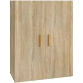 vidaXL Hängeschrank Sonoma-Eiche 69,5x34x90 cm