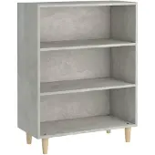 vidaXL Sideboard Betongrau 69,5x32,5x90 cm Holzwerkstoff