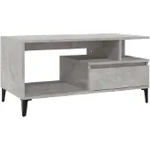 vidaXL Couchtisch Betongrau 90x49x45 cm Holzwerkstoff