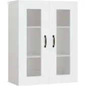 vidaXL Hängeschrank Weiß 69,5x34x90 cm