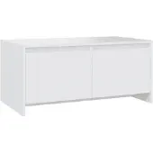 vidaXL Couchtisch Weiß 90x50x41,5 cm Holzwerkstoff