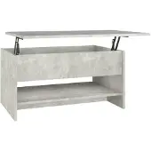 vidaXL Couchtisch Betongrau 80x50x40 cm Holzwerkstoff