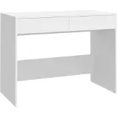 vidaXL Schreibtisch Weiß 101x50x76,5 cm Holzwerkstoff