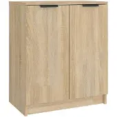 vidaXL Schuhschrank Sonoma-Eiche 59x35x70 cm Holzwerkstoff