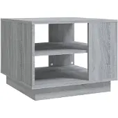 vidaXL Couchtisch Grau Sonoma 55x55x43 cm Holzwerkstoff