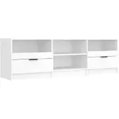 vidaXL TV-Schrank Weiß 150x33,5x45 cm Holzwerkstoff