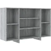 vidaXL Sideboard Grau Sonoma 120x30x75 cm Holzwerkstoff