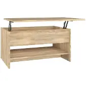 vidaXL Couchtisch Sonoma-Eiche 80x50x40 cm Holzwerkstoff