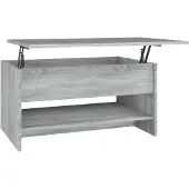 vidaXL Couchtisch Grau Sonoma 80x50x40 cm Holzwerkstoff