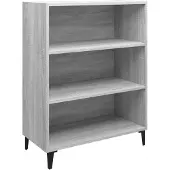 vidaXL Sideboard Grau Sonoma 69,5x32,5x90 cm Holzwerkstoff