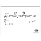 CORTECO Bremsschlauch ERSTAUSRÜSTERQUALITÄT [Hersteller-Nr. 19035967] für Suzuki