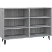 vidaXL Sideboard Grau Sonoma 103,5x35x70 cm Holzwerkstoff