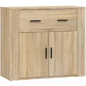 vidaXL Sideboard Sonoma-Eiche 80x33x70 cm Holzwerkstoff