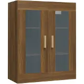 vidaXL Hängeschrank Braun Eichen-Optik 69,5x34x90 cm