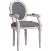 vidaXL Esszimmerstuhl Dunkelgrau 54x56x96,5 cm Stoff