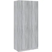 vidaXL Kleiderschrank Grau Sonoma 90x52x200 cm Holzwerkstoff